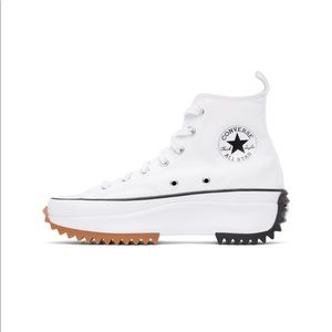CONVERSE White Run Star Hike Hi Sneakers